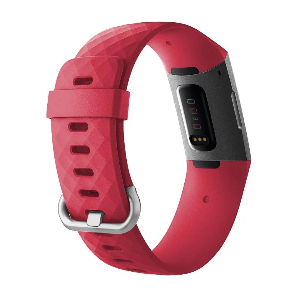 Силиконовые спортивные полосы для Fitbit Charge 3/Charge 3 SE трекер Классический Маленький Большой браслет для женщин и мужчин 9,10