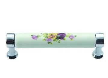 Chinese blue and white porcelain ceramic handle door handle simple Chinese antique Ming and Qing style 1133 series cylindrical h
