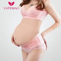 Yatemao новый хлопок Comforty Средства ухода за кожей для будущих мам Беременность Поддержка группа живота беременной послеродовой корсет живота