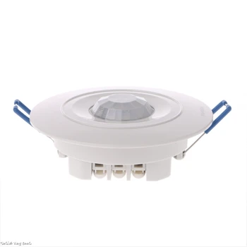 

220V Infrared IR Motion Sensor Built-in Light Bulb Switch Control Detector Wall Ceiling
