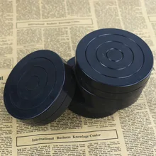 שחור פלסטיק פטיפון חרס חרס גלגל סטודנטים בעבודת יד עצלן Susans רוטרי צלחת חימר פיסול Turnplate(China)