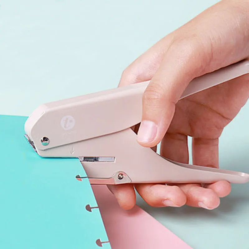 

1pc Creative Mushroom Hole Puncher DIY Paper Cutter T-type Puncher Loose Leaf Paper-cut Punching Machine Offices School Supplies