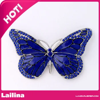 

Blue Butterfly Pin Blue Wedding Broches, Something Blue Bridal, Royal Blue Brooches, Sapphire Dark Blue Broaches