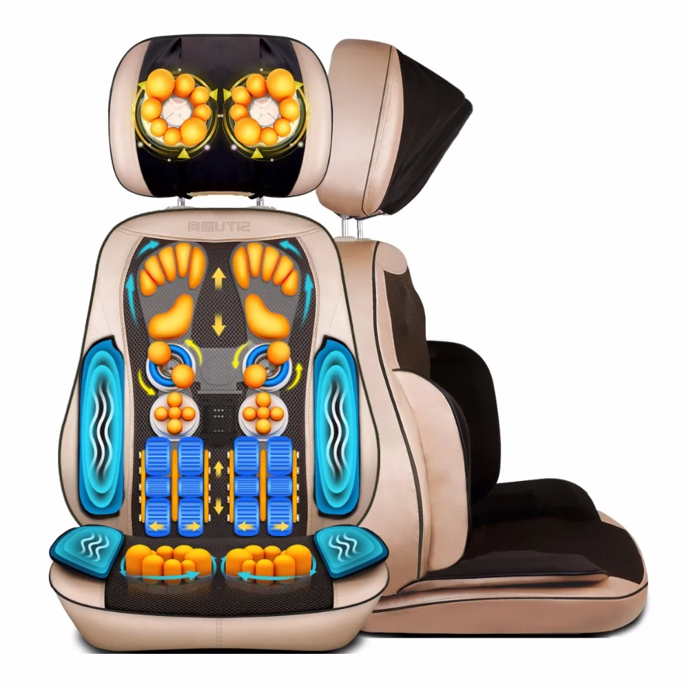 

Cervical Massager Neck Waist Back Leg Massage Pad Body Multifunctional Pillow Massage Chair Home Gift Festival