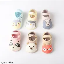 Новинка года, модные детские Нескользящие носки с милым рисунком для маленьких мальчиков и девочек хлопковые нескользящие носки От 1 до 3 лет, мягкие