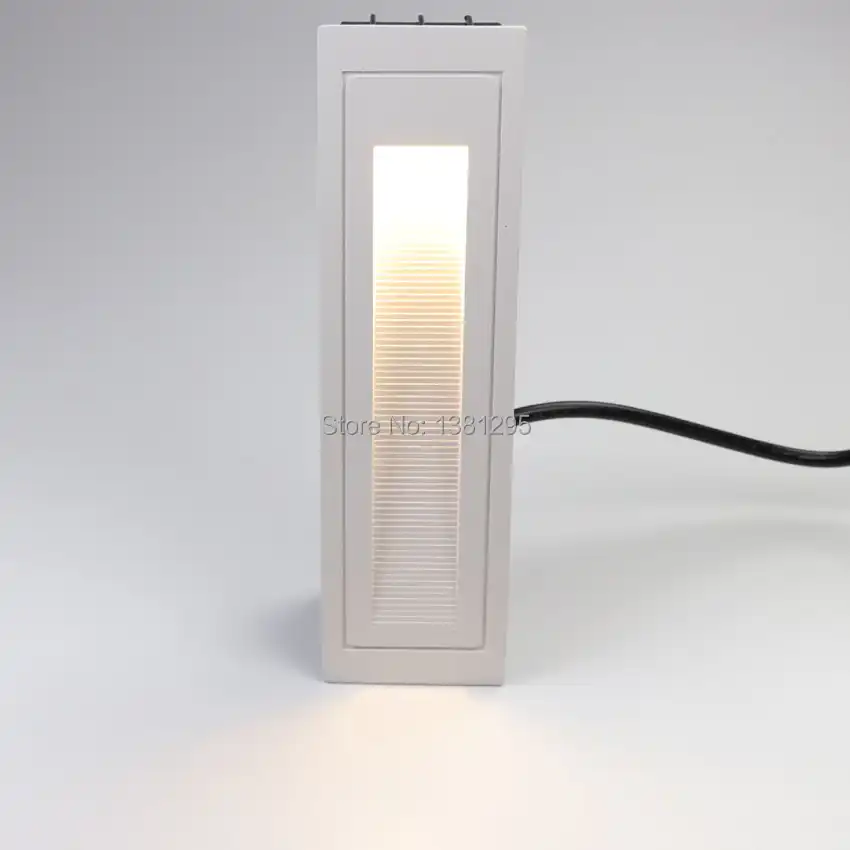 Indoor Exterior Led Stair Step Recessed Wall Light Rectangle