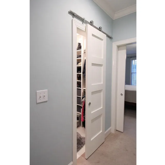 150mm/183 cm/200 cm stile europeo scorrevole fienile in legno porta ... Montare porta scorrevole