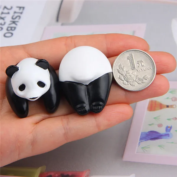 Panda Animal Bear Upper Half Body and Butt Fridge Magnets Figures Toys - 5