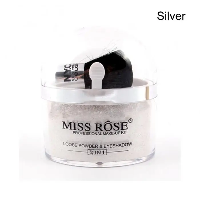 MISS ROSE, выделяющая пудра, длительный Пигментный Порошок для Макияжа Теней