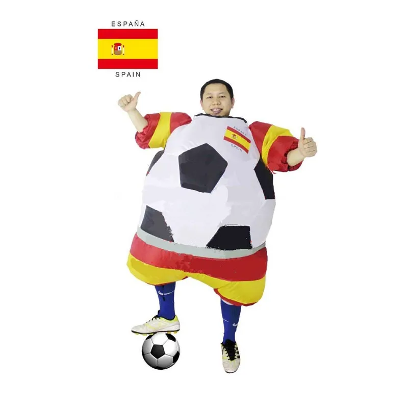 2016 New Soccer Inflatable Costume Football for Halloween Party Mascot