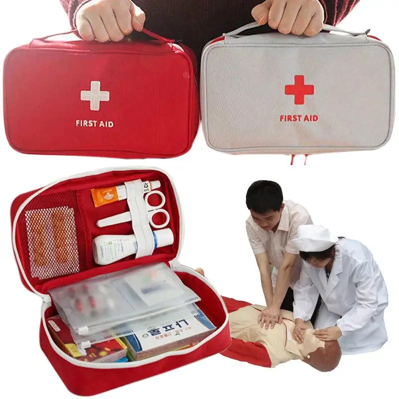 صندوق الإسعافات الأولية Practical-font-b-Medical-b-font-Kit-Medicine-Container-Travel-First-Aid-font-b-Emergency-b