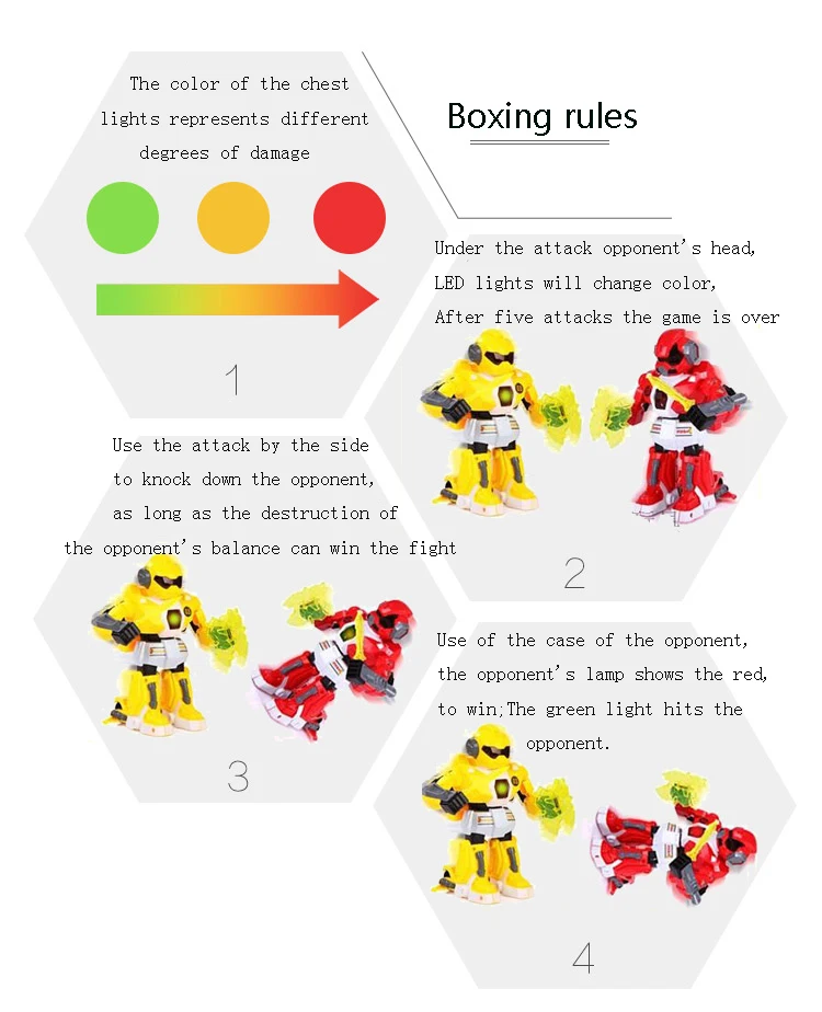 2 шт./компл. RC battle robot& 2 игроков PK режим/Дистанционное Управление RC Драки Робот бокс робот игрушки для детей для мужчин бокс