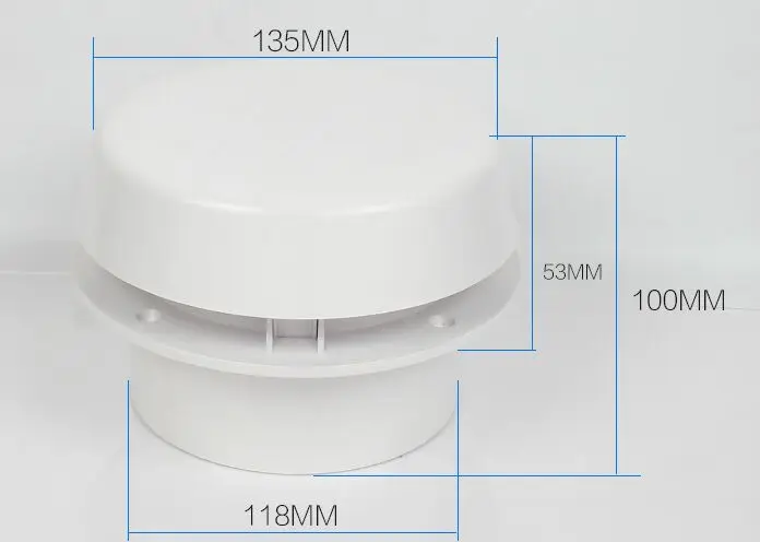 Trailer roof Air Ventilation Round vent for RV Caravan mini Vent fan with low noise and strong wind 12V