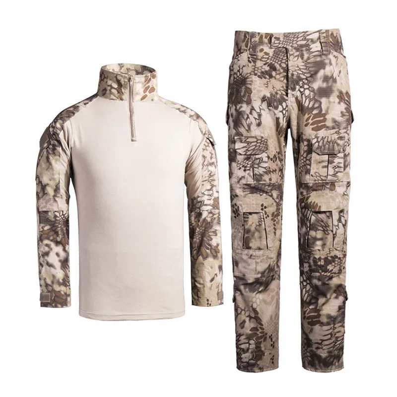 

Kryptek Highlander Airsoft Military BDU Tactical Suit Combat Uniform Shirt Pants