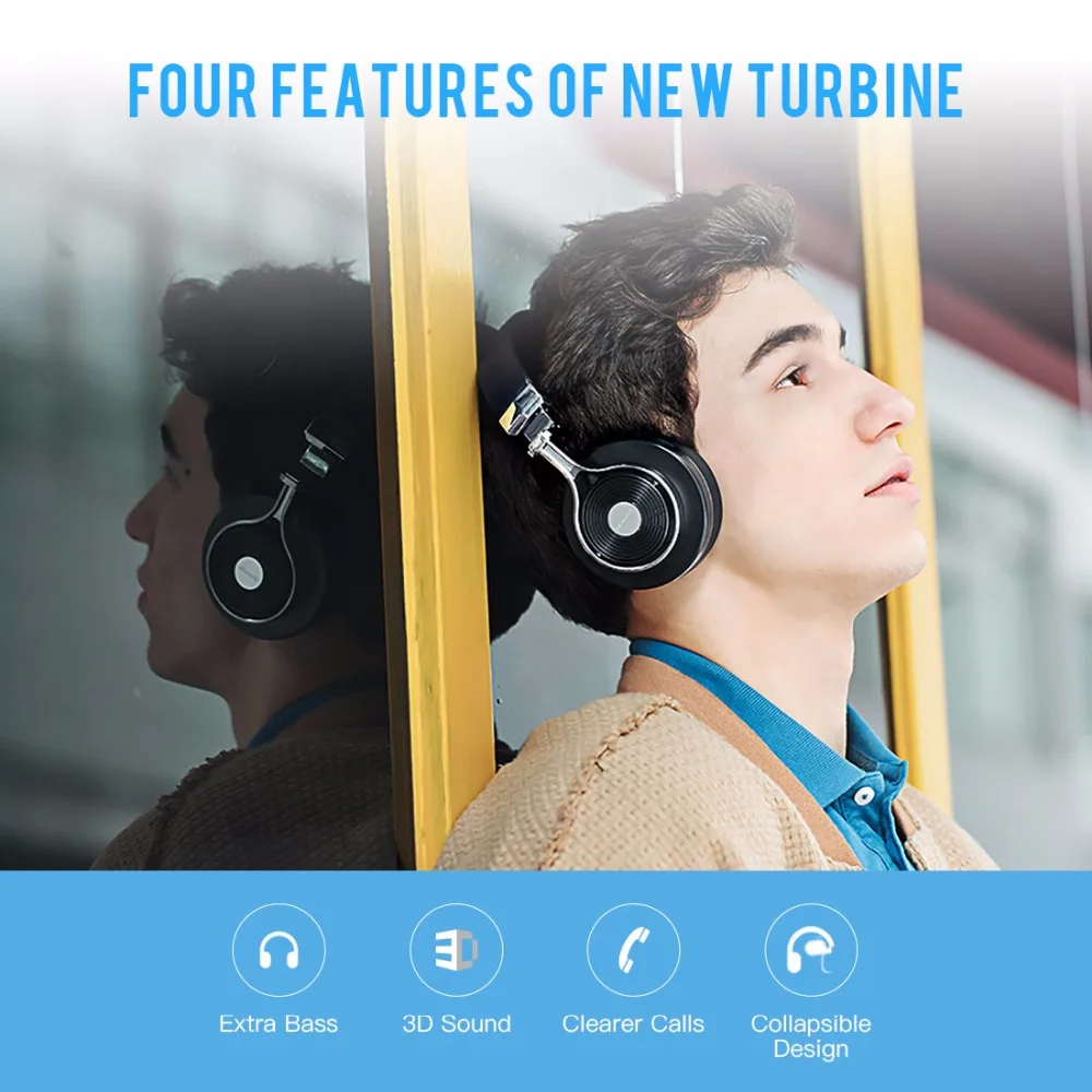 Bluedio T3 Bluetooth Headphones BT4 1 Stereo And Rich Bass Bluetooth Headset Wireless Headphones For Phones