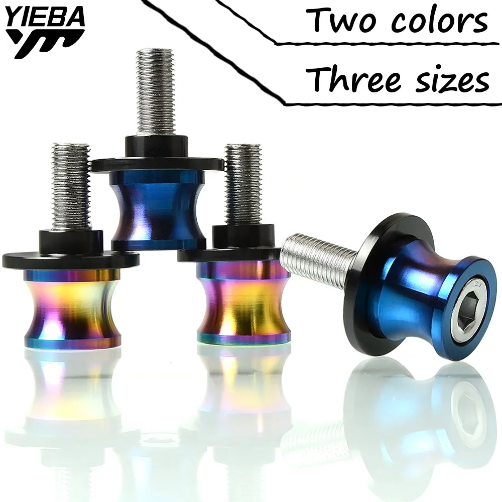 For honda CB600F HORNET 250 600 900 CB400 For DUCATI M1100S GT1000 MTS1100 1 Pair Motorbike Swingarm Swing Arm Spools Sliders