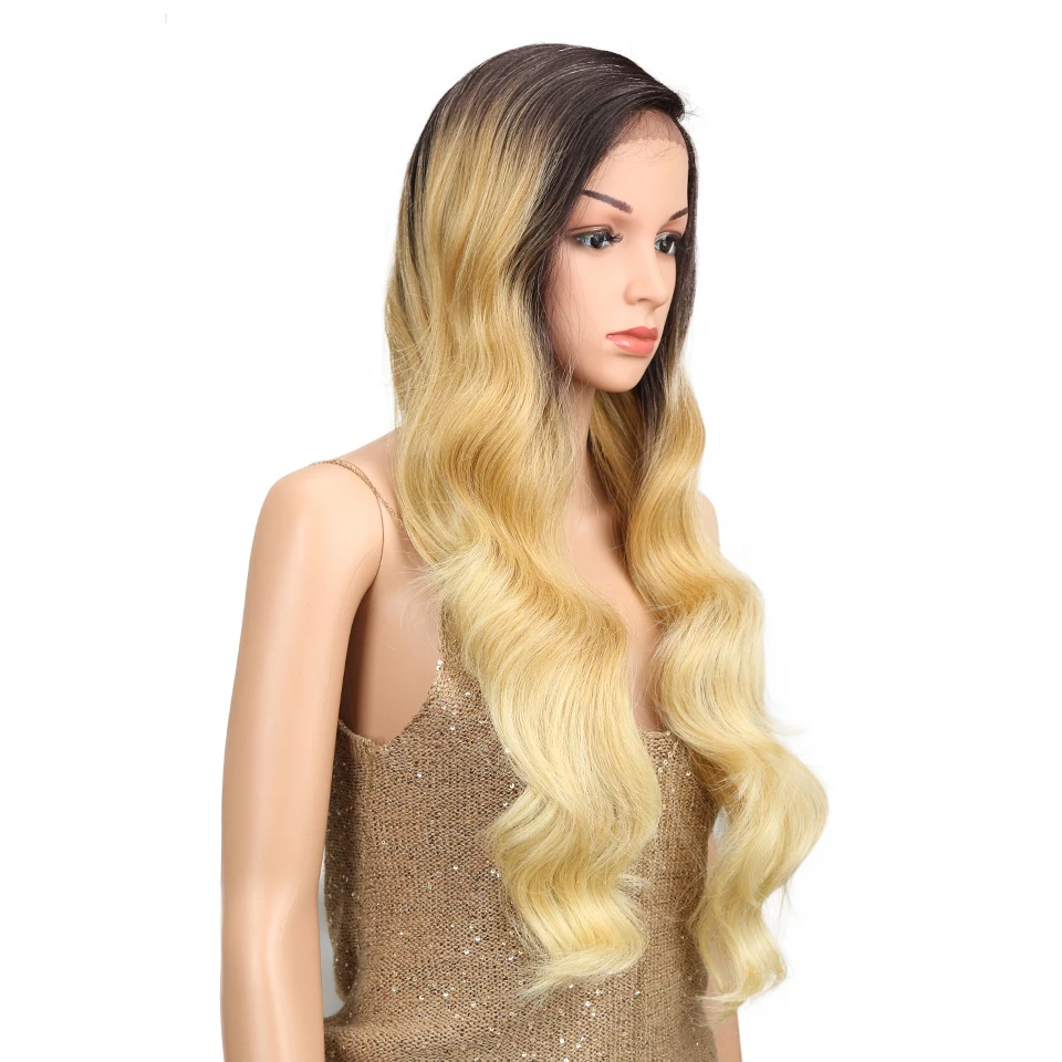 cabelo sintético peruca dianteira do laço para