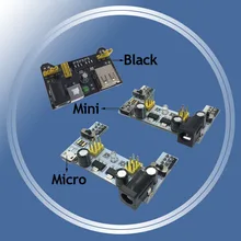 Módulo de fonte de alimentação mb102 breadboard/mb102 branco breadboard dedicado módulo de potência 2-way 3.3 v 5 v MB-102 placa de pão solderless