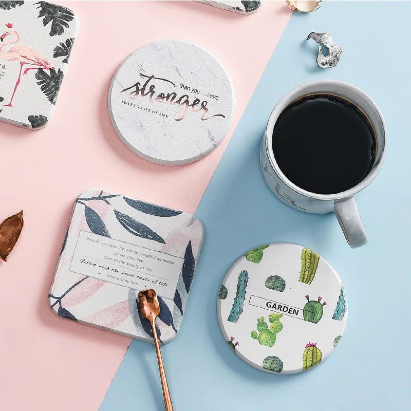 المياه امتصاص الشمال طيور النحام طاولة طعام حصيرة منصات القرص عاء الوقايات طاولة مقاومة للمياه القماش سادة الحديثة غير زلة وسادة