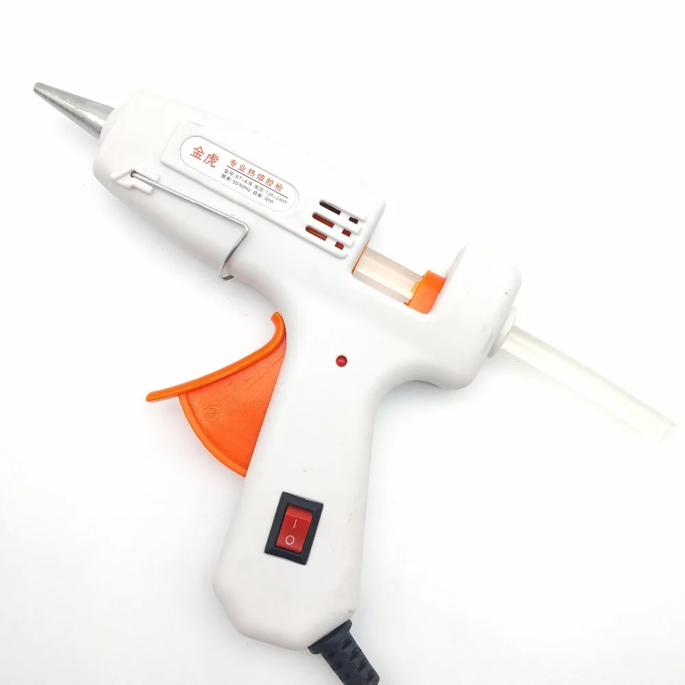 

30W High Temp Heater Melt Hot Glue Gun Repair Tool Heat Gun white Mini Gun EU Plug use 7mm Hot Melt Glue Sticks