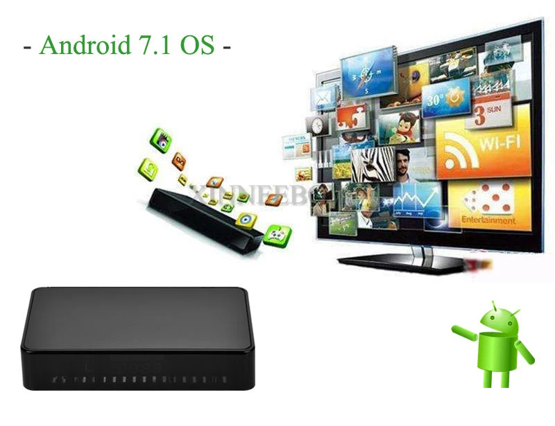 4K четырехъядерный Android ТВ приставка DVB-S2 спутниковый ТВ приёмник поддержка Европы clines Mars tv Full HD 1080P IP ТВ приставка