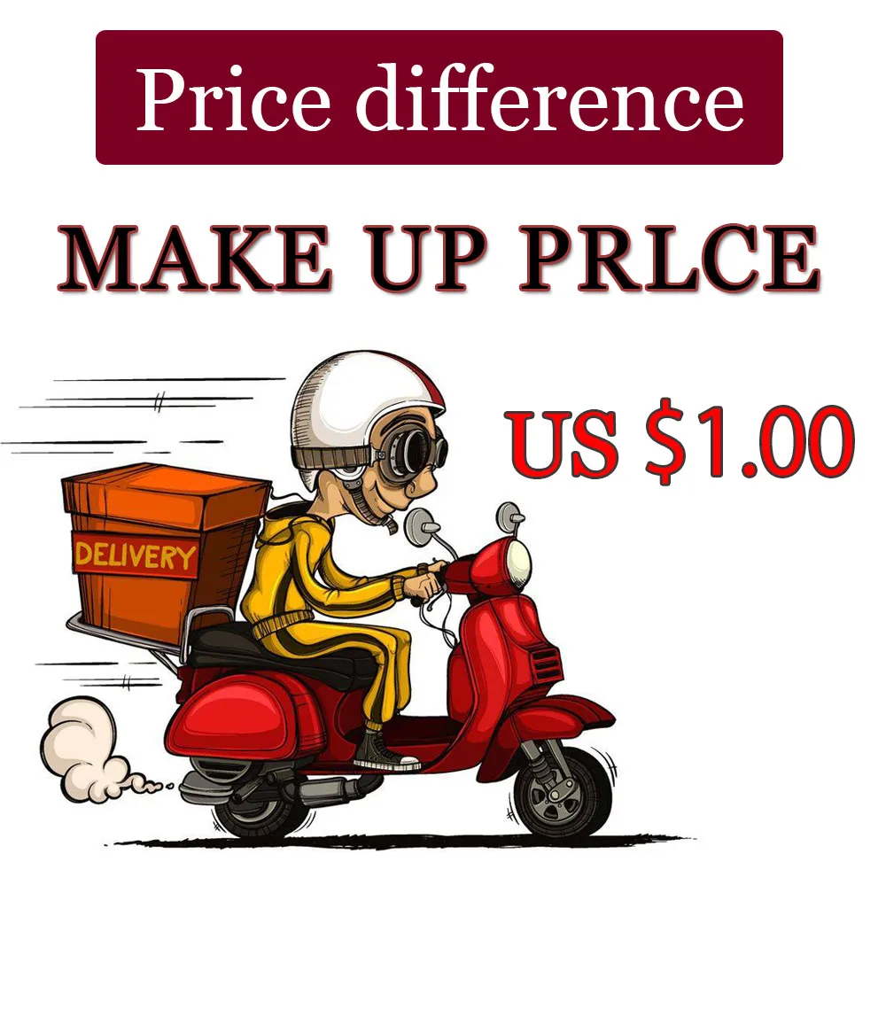 

This order is only applicable to make up the difference