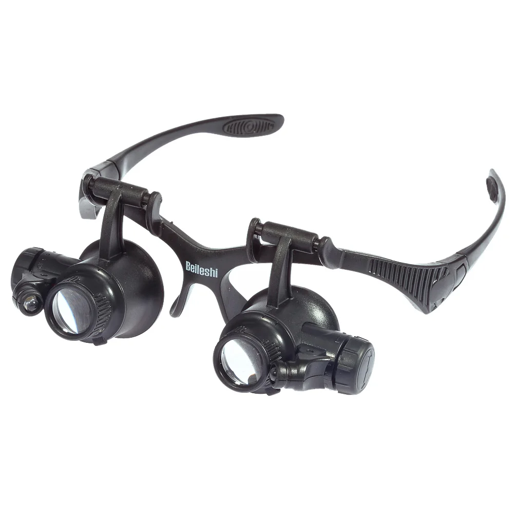 10X 15X 20X 25X Magnifier Glasses Double Eye Magnifying Glasses Watch