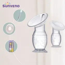 Горячие Детские Кормление ручной молокоотсос партнер грудной коллектор Автоматическая коррекция грудного молока силиконовые насосы BPA