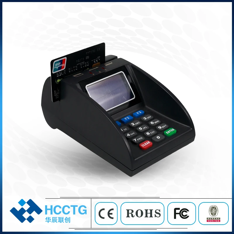 15 клавиш умный бесконтактный считыватель карт E-Payment Pinpad для POS Bank HCC890