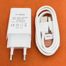 Оригинальное зарядное устройство для путешествий с европейской вилкой+ USB кабель для Oukitel K5 MT6737T четырехъядерный