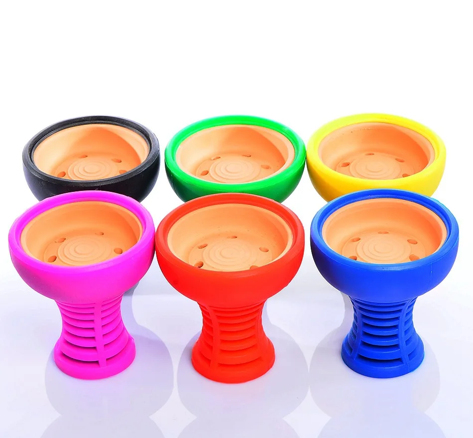 

Hookah accessories silicone ceramic bowl smoke pot hookah