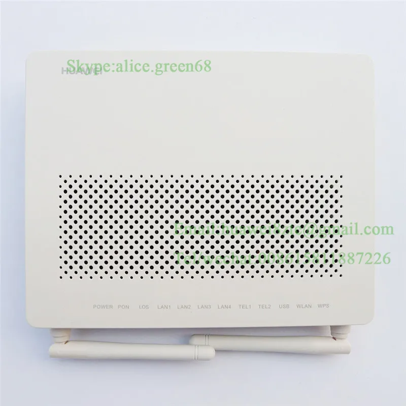 4GE and 2 voice port,WIFI,English Second hand Huawei HG8245 Gpon ONT ONU