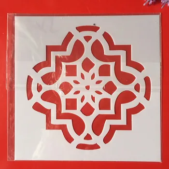 

15cm 5.9" Geometric DIY Layering Stencils Wall Painting Scrapbook Coloring Embossing Album Decorative Paper Card Template