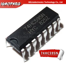 10 шт. SN74HC595N SN74HC595 74HC595N 74HC595 DIP-16 регистры сдвига счетчика Tri-State 8-Bit