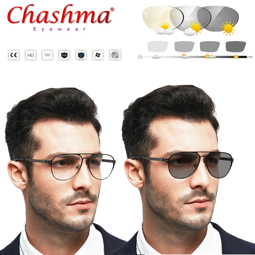 

Myopia Sunglasses Photochromic Finished Myopia Eyeglasses Frame Men Women Sun glasses Myopia Eyewear -0.5 -0.75 -1.0 -1.5 -1.75