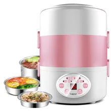 

Electric lunch box heated bento thermos Boxing Containers for Food 220V Portable Container Food Warmer Heated Lunch Boxes