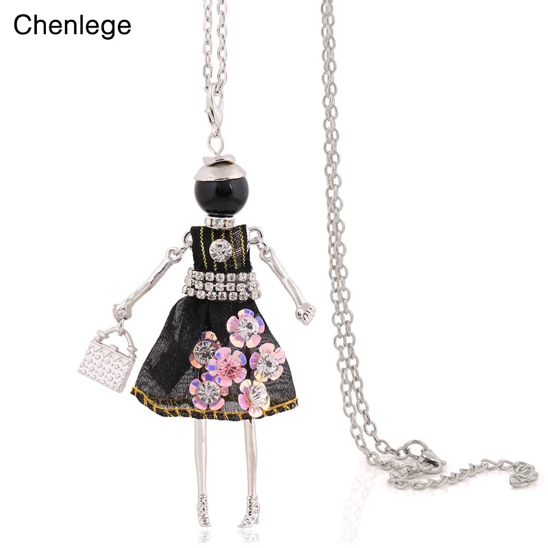 

chenlege statement chokers for women 2017 fashion handmade big necklaces charms long chain bohemain collar big pendants