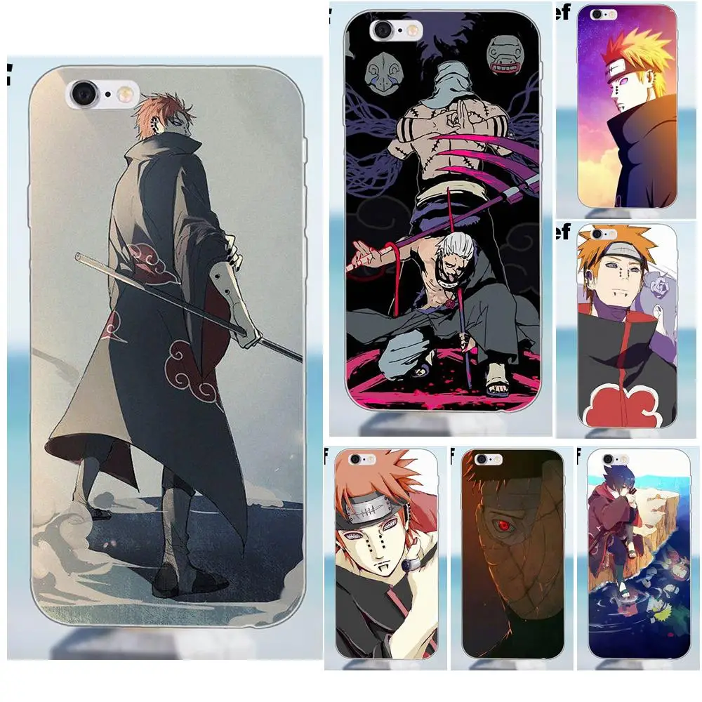 

Suef Naruto Pain Couverture Coque For iPhone 4 4S 5 5S 5C SE 6 6S 7 8 Plus X Samsung Galaxy J1 J3 J5 J7 A3 A5 2016 2017