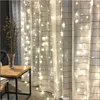 3X3/3X1m led Icicle lights fairy garland bedroom curtain light for Christmas wedding party light indoor outdoor decoration lighs ► Photo 3/6