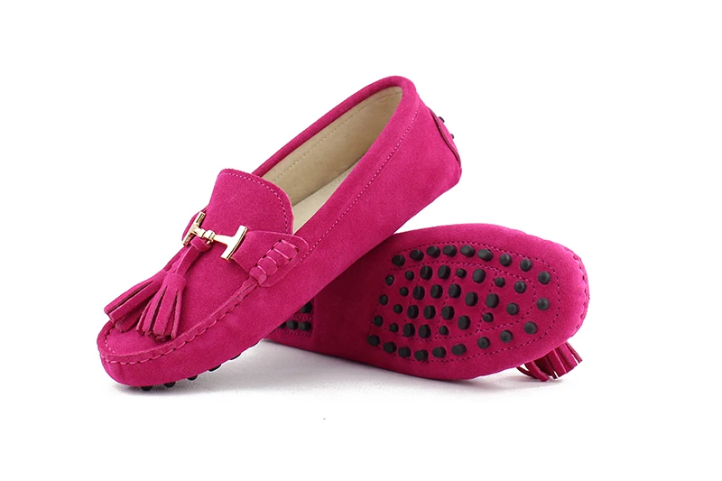 2022 100% Genuine leather Women flats New Brand Handmade Women Casual leather shoes Leather Moccasin Fashion Lady Driving Shoes