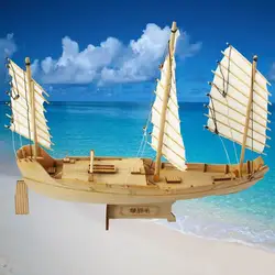 1:148 масштаб ручной работы деревянный парусное судно наборы Безопасный Прочный античный деревянный модели кораблей в сборе подарок на день