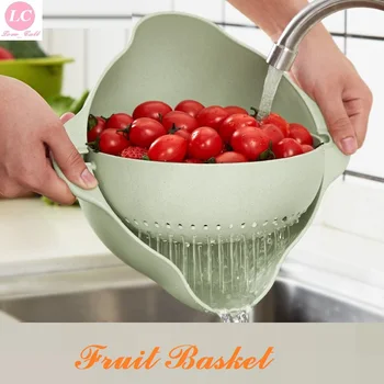 

Fruit & Vegetable Tool Basket For Easy Washing Leachate Basket Kitchen Tool Fruit Basket Basin