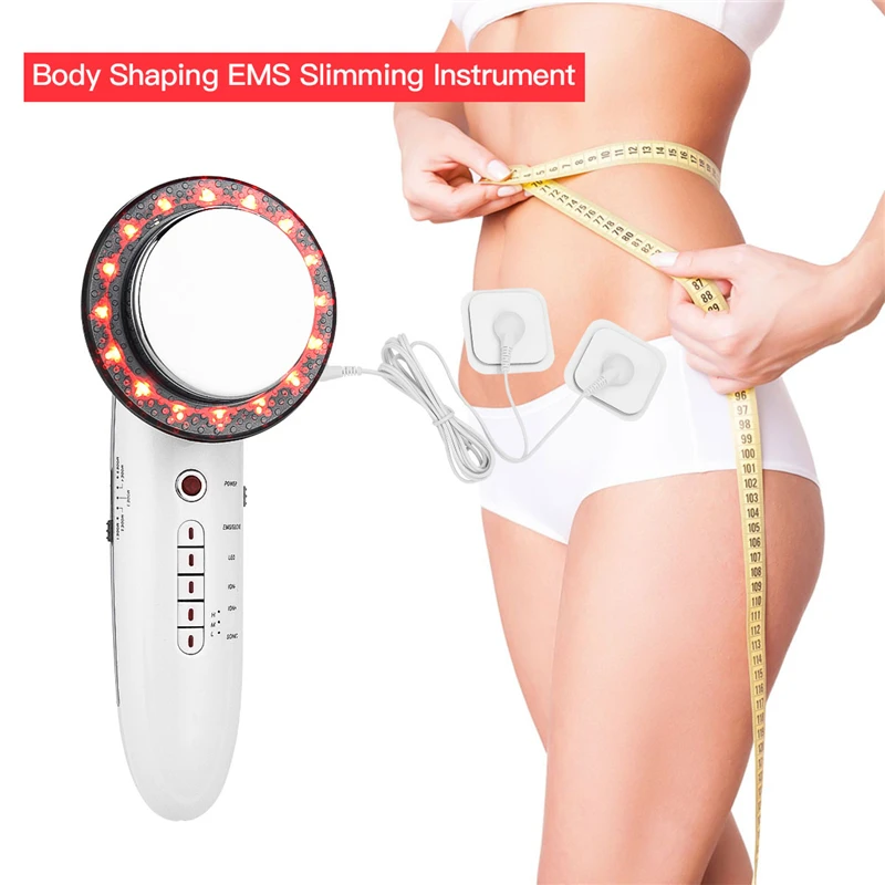 

LED Face EMS Ultrasound Cavitation Slimming Shape Massager Photon Micro Current Ion Body Weight Loss Anti Cellulite Fat Burn
