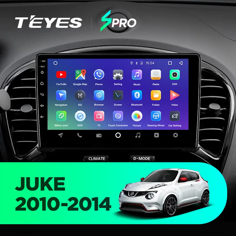 Best TEYES SPRO Car Radio Multimedia no 2 din android Video Player Navigation GPS For Nissan juke 2010-2014 YF15 Infiniti ESQ 2011-20 1