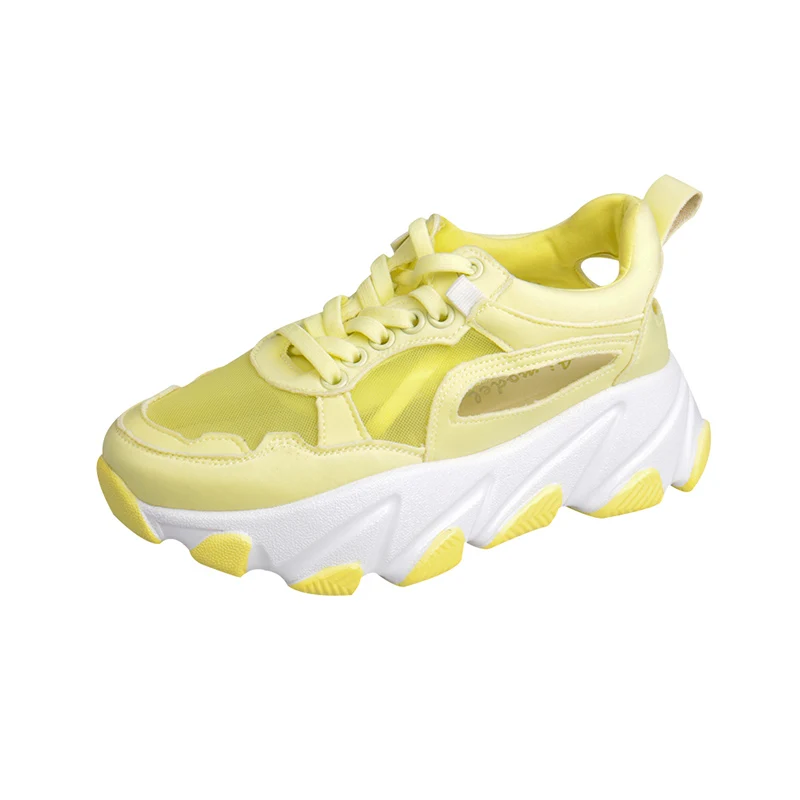

Women's Summer Sneakers Breathable Mesh Chunky Sneakers For Women Platform Shoes Casual Lace up Female Summer Shoe Woman Sneaker
