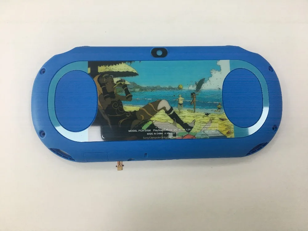 

BLUE New back cover For PSVITA PS VITA 2000 console back cover with touch panel limited version