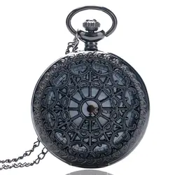 Винтаж бронзовый веб паук Кварцевые карманные часы цепи под старину цепочки и ожерелья кулон для женщин мужчин Fob часы