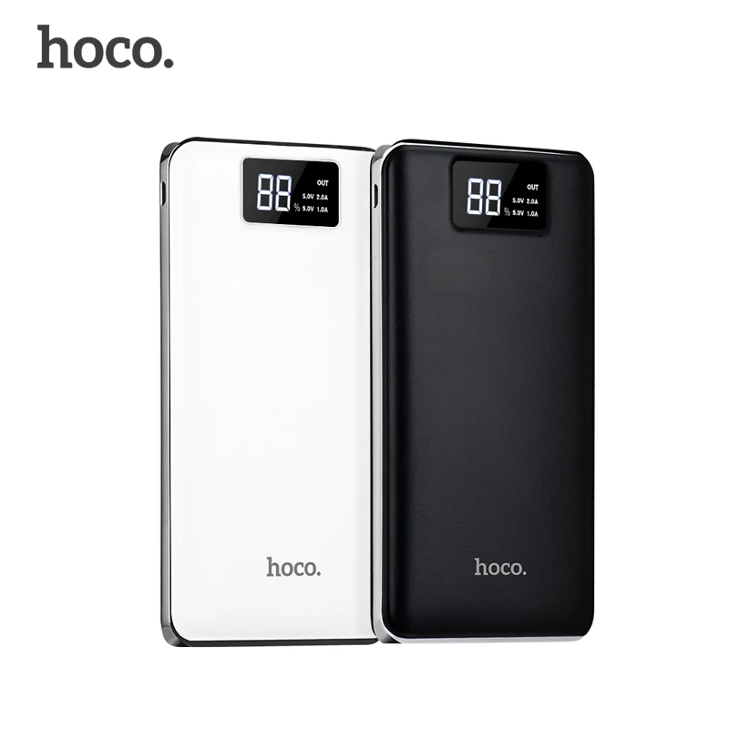 

HOCO 20000mah Power Bank Triple USB 18650 Portable Quick Charger 10000mAh PowerBank External Battery Universal Phone Charger