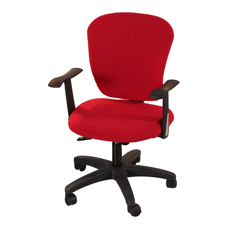

Split Computer Chair Cover Spandex Big Elastic Arm Chair Covering Rotating Lift Dust Cover for Chair Fundas Para Sillas