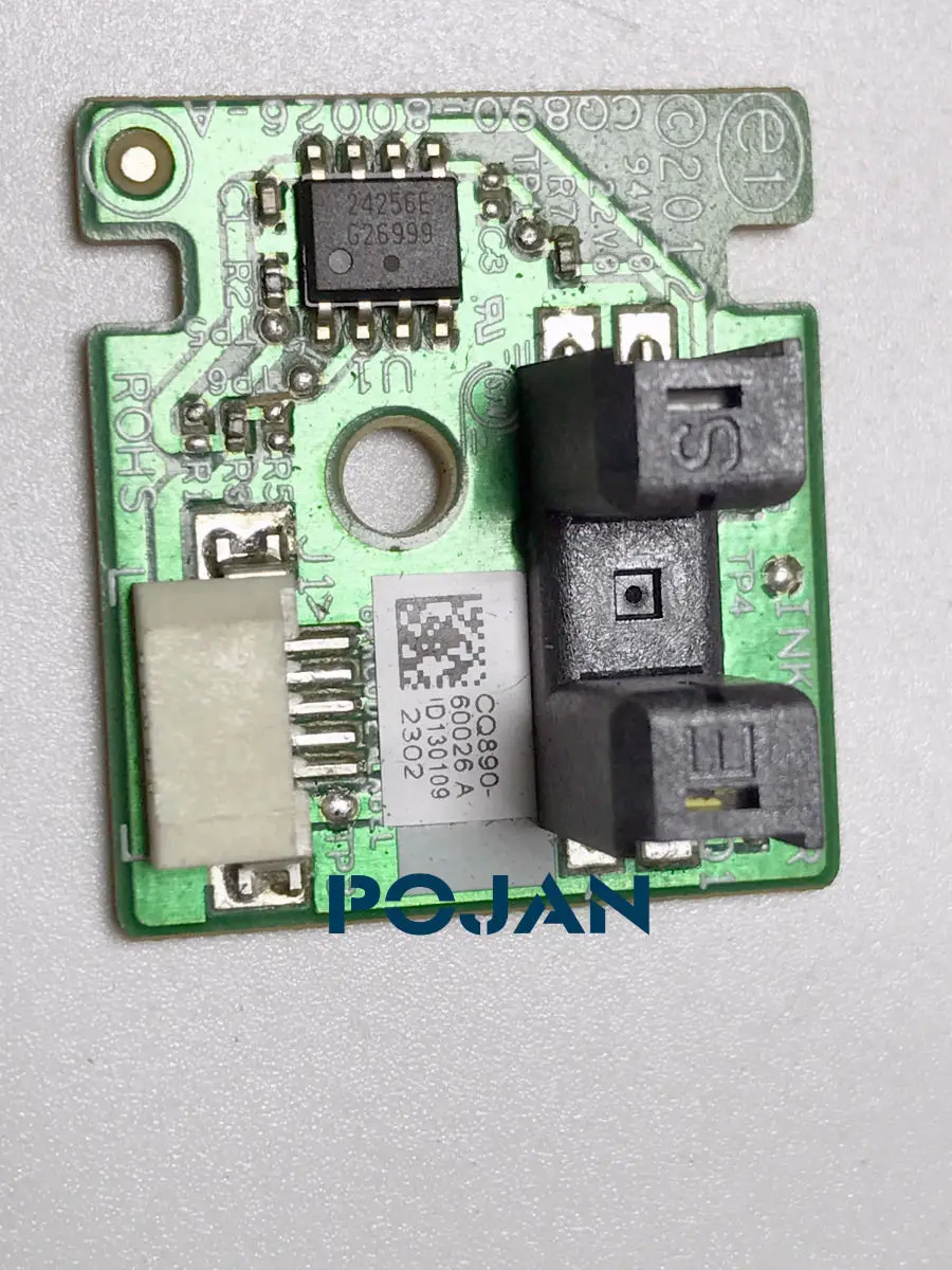 Cartão do Sensor da Porta de Tinta para Designjet Novo Genuine Frete Grátis Peças Plotter Impressora Pojan Cq890-67028 T520 T120 24-36 - Imagem 2